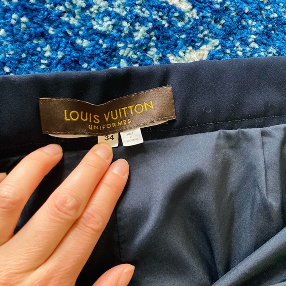 LOUIS VUITTON NAVY BLUE SKIRT UNIFORM - Picture 7 of 11